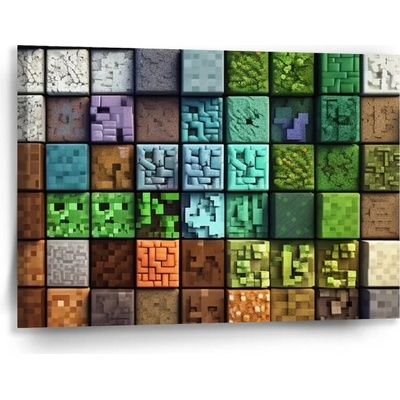 Sablio Obraz Blocks Abstract - 90x60 cm