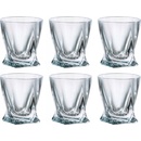 Poháre Crystalite Bohemia poháre Quadro 6 x 55 ml