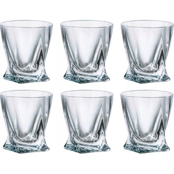 Crystalite Bohemia poháre Quadro 6 x 55 ml