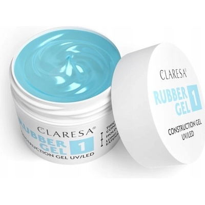 Claresa Rubber stavební gel na nehty transparentní 01 45g