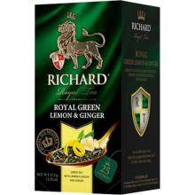 Richard zelený čaj Royal Citron a Zázvor 25 ks