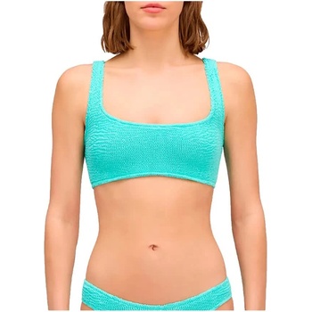 SUNDEK Bra in embossed fabric bikini top - Blue (Blue Java)