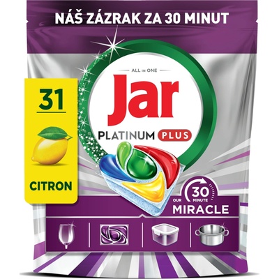 Jar Platinum Plus 30 Minute Miracle kapsle do myčky 31 ks – Hledejceny.cz