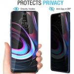  Стъклен протектор Privacy Anti-peep за Motorola Moto G22, Moto E32