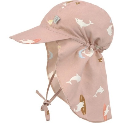 LÄSSIG Sun Protection Flap Hat Dolphin Peach