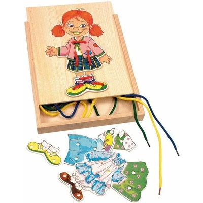 Woodyland Пъзел за връзване Woody - Момиче (90017)