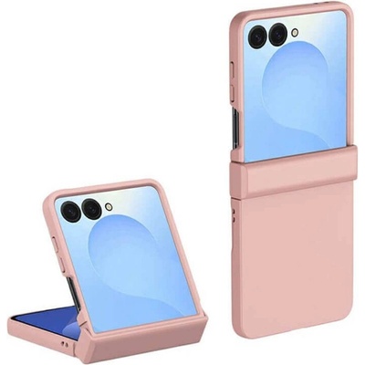 GKK Калъф с Предпазител за Samsung Galaxy Z Flip 7, Skin-Touch Hinge Case, Розов (5966011575383)