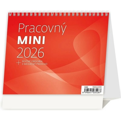 Helma Stolový stĺpcový 17,1x13,9 cm Pracovný MINI 2026