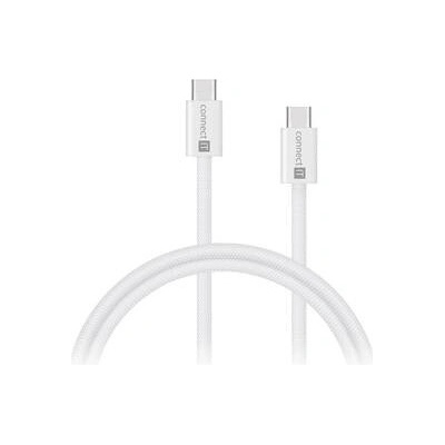 Connect IT CCA-7010-WH Wirez USB-C/USB-C, 60 W, 1m, bílý
