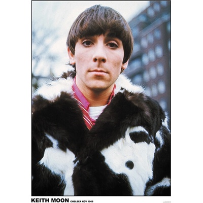 Plagát, Obraz - Keith Moon - Chelsea November 1966, 59.4 × 84.1 cm