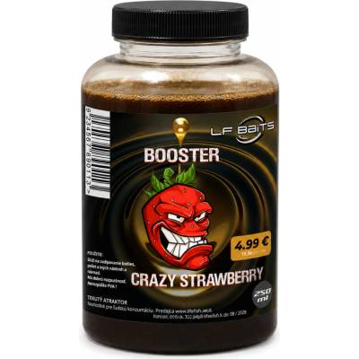 LF BAITS Booster Crazy Strawbery 250 ml