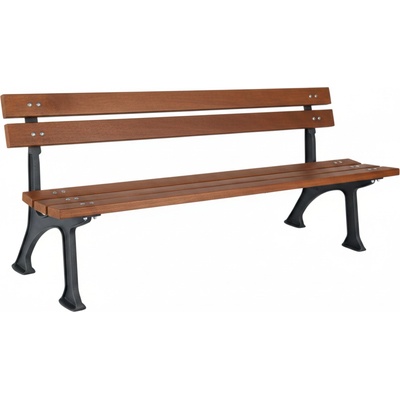 NIKA ДЪРВЕНА ПАРКОВА ПЕЙКА 180 x 54 x 72 СМ (0002/C)