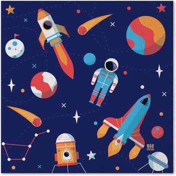 Big Party Парти Салфетки Космонавт