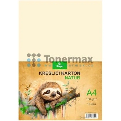 Kreslicí karton Stepa NATUR A4, 180 g/m2, 10 listů