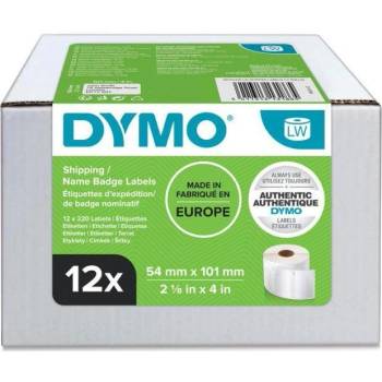 Dymo LabelWriter s trvalým lepidlom 54mm x 101mm biela farba 12x220ks