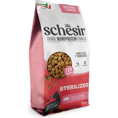 SCHESIR Adult Sterilized & Light with ham 10 kg
