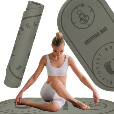 KIK Fitness podložka na jogu, TPE, 125 × 61,5 × 0,6 cm, sivá