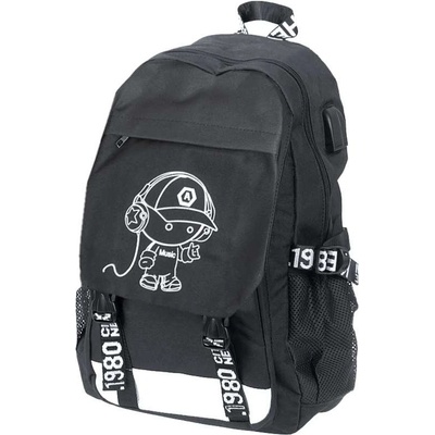 TFT Ruksak Music M-3005 čierny 25 L