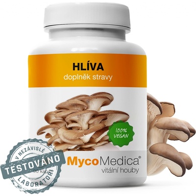 MycoMedica Hliva ustricová extrakt 90 kapsúl