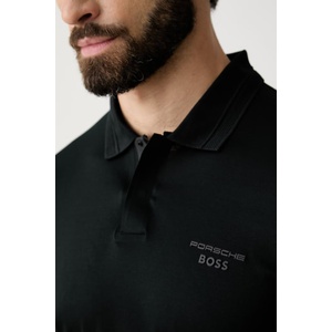BOSS Green тениска с яка мъжка от памук BOSS X PORSCHE (50559801) - answear - 170,14 лв
