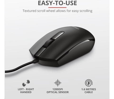Trust Basi Wired Mouse 24271