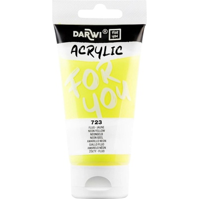 Darwi Dfy АКРИЛНА боя Neon Yellow 75 ml 1 бр (DF5150075723C)