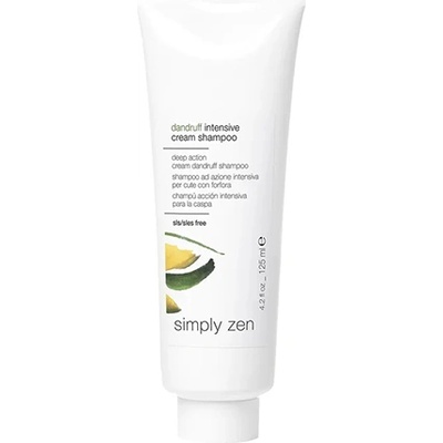 simply zen Dandruff Intensive Cream Shampoo почистващ шампоан против пърхот унисекс 125 мл