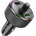 hoco. E82 Bluetooth FM предавател за кола, зарядно устройство, 2 USB гнезда v5.3, LED дисплей, ЧЕРНО (E82)
