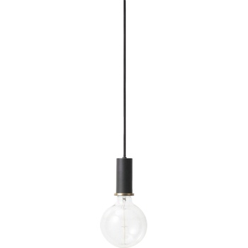 ferm LIVING Висяща лампа Socket Pendant малка черна (5108)