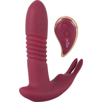 Image 1 of Javida RC Hands-free 3 Function Vibrator Red