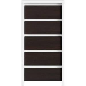 Black Red White Скрин с пет чекмеджета kaspian kom5s бял / венге - bogdanmebel