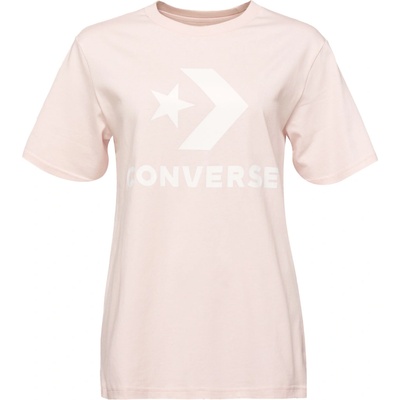 Converse Dámske tričko STANDARD FIT CENTER STAR CHEV ružová biela