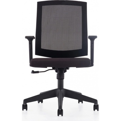 Office Работен стол Mexicano K68B, газов амортисьор, пластмасова петлъчева основа, черен