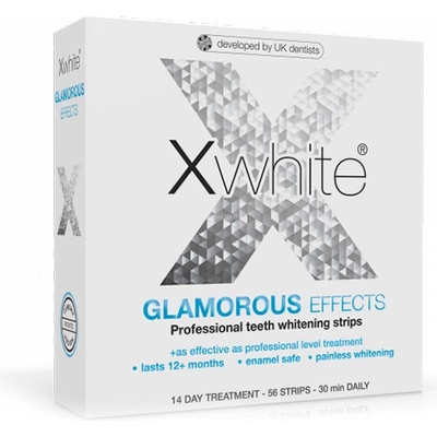 XWhite Glamorous Effect 56 броя лентички за избелване унисекс 1 бр