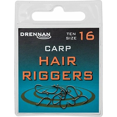 DRENNAN bez protihrotu Carp Hair Rigger veľ.18 10 ks