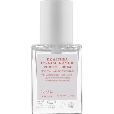 Dr. Althea 15% Niacinamide Purity Serum - Серум за контрол на себума с ниацинамид - 30мл