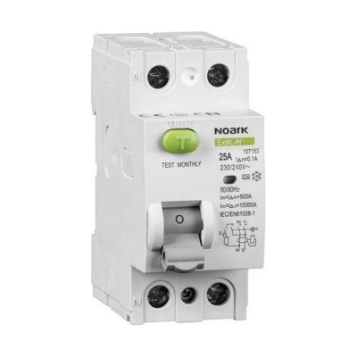 Noark Electric EX9L-H 2P 40A AC 30mA