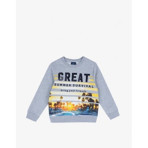 Chicco Boys Sweatshirt Light Grey - dress4less