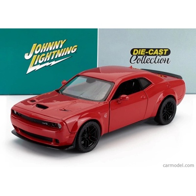 Johnny lightning Dodge Challenger Srt Hellcat Widebody 2018 Red 1:24
