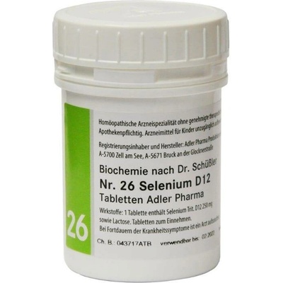 Adler Pharma Schüsslerovy soli Nr. 26 Selenium D12 400 tablet