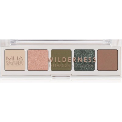 MUA Makeup Academy Professional 5 Shade Palette paletka očných tieňov Wilderness 3,8 g