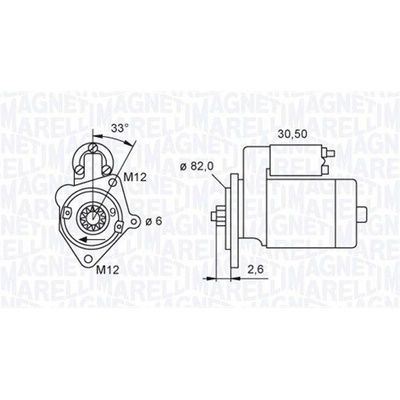 Startér MAGNETI MARELLI 063721392010