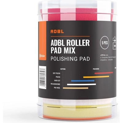 ADBL ROLLER PAD MIX POLISHING PAD 50 50 mm 5 ks