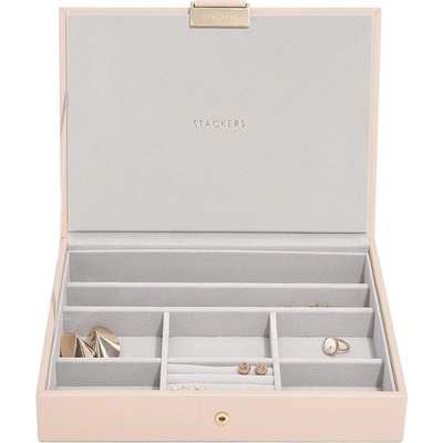 Stackers Кутия за бижута с капак Stackers Бела (76759)