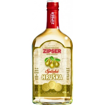 Zipser Hruška Spišská 40% 0,7 l (čistá fľaša)