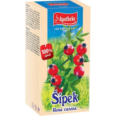 Apotheke Šípkový čaj 20 x 2,5 g
