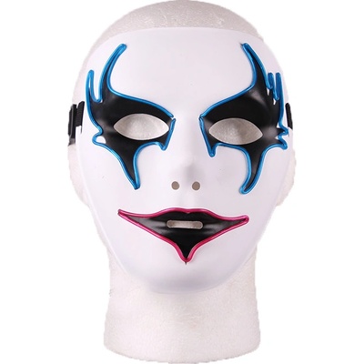 LED svítící masky na obličej Joker