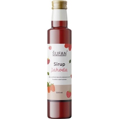 Šufán Jahodový sirup 500 ml
