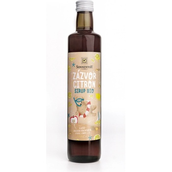 Sonnentor Sirup BIO zázvor a citron 0,5 l
