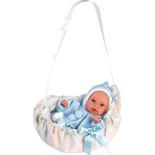 Llorens 63641 NEW BORN realistická bábätko so zvukom a mäkkým látkovým telom 36cm